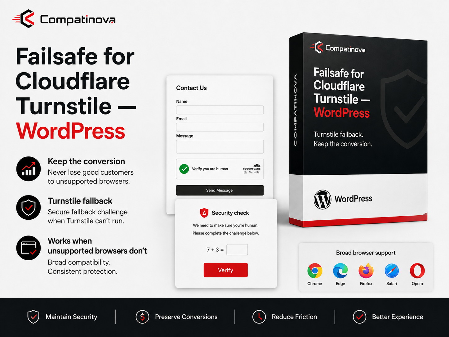 Turnstile Compatibility — WordPress
